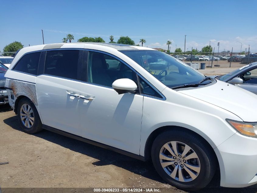 2014 Honda Odyssey Ex-L VIN: 5FNRL5H66EB084547 Lot: 39406233