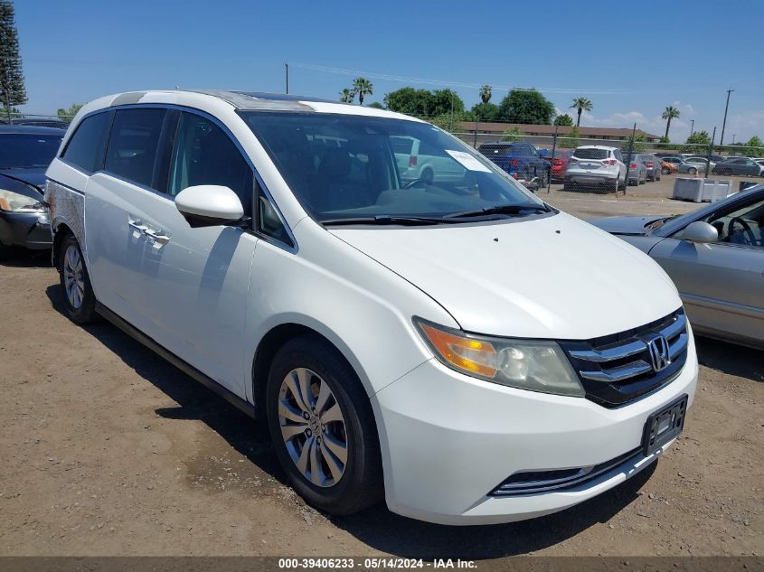 2014 Honda Odyssey Ex-L VIN: 5FNRL5H66EB084547 Lot: 39406233