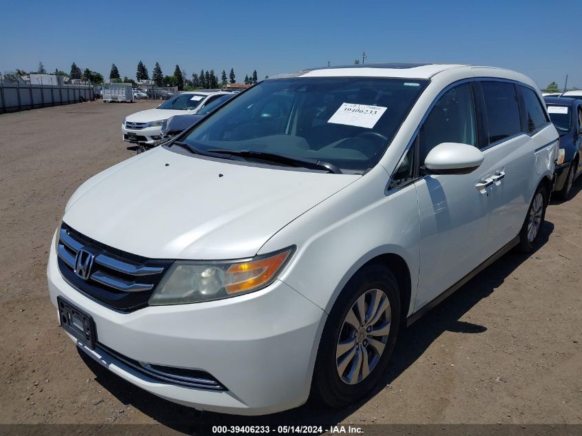 2014 Honda Odyssey Ex-L VIN: 5FNRL5H66EB084547 Lot: 39406233