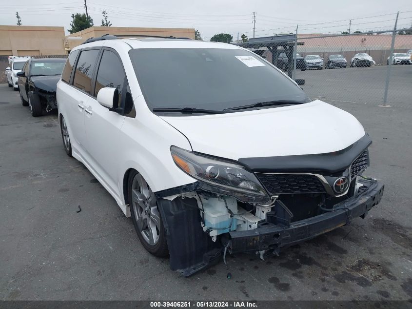 2018 Toyota Sienna Se Premium 8 Passenger VIN: 5TDXZ3DC1JS933303 Lot: 39406251