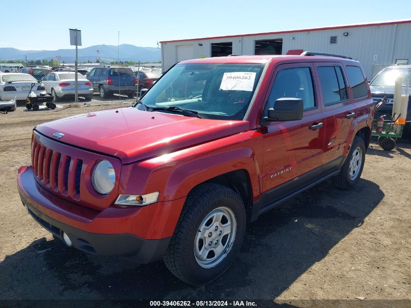 2014 Jeep Patriot Sport VIN: 1C4NJPBAXED856567 Lot: 39406262