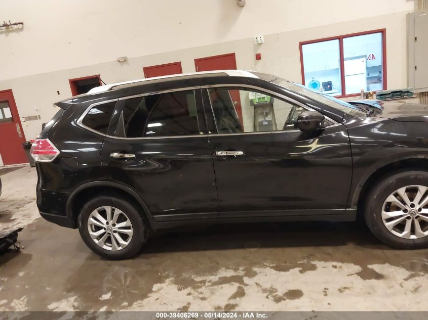 2016 Nissan Rogue S/Sl/Sv VIN: KNMAT2MVXGP717701 Lot: 39406269