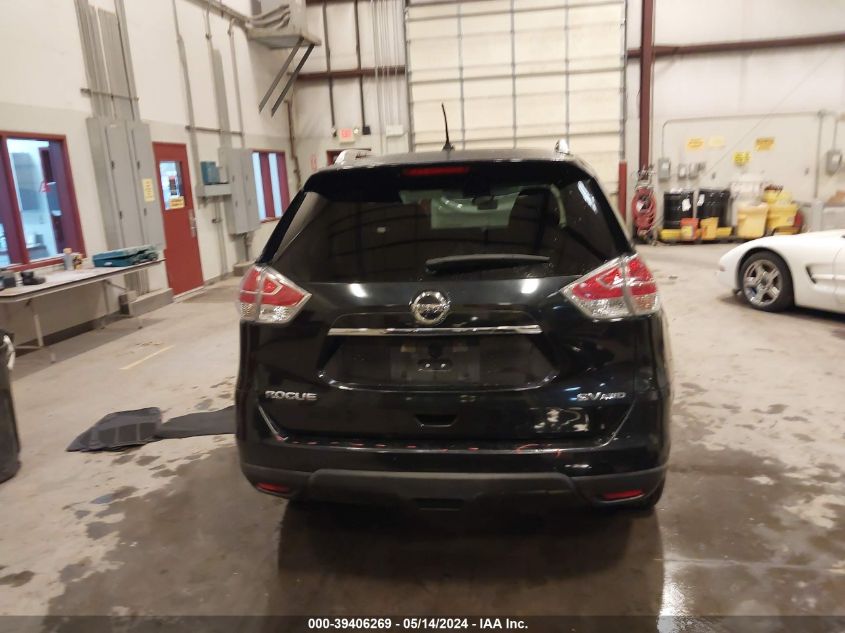 2016 Nissan Rogue S/Sl/Sv VIN: KNMAT2MVXGP717701 Lot: 39406269