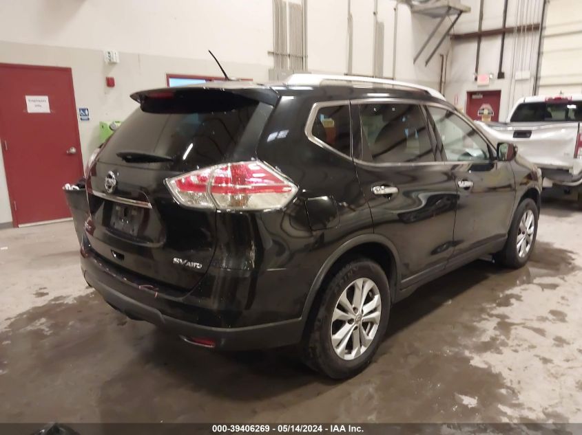 2016 Nissan Rogue S/Sl/Sv VIN: KNMAT2MVXGP717701 Lot: 39406269