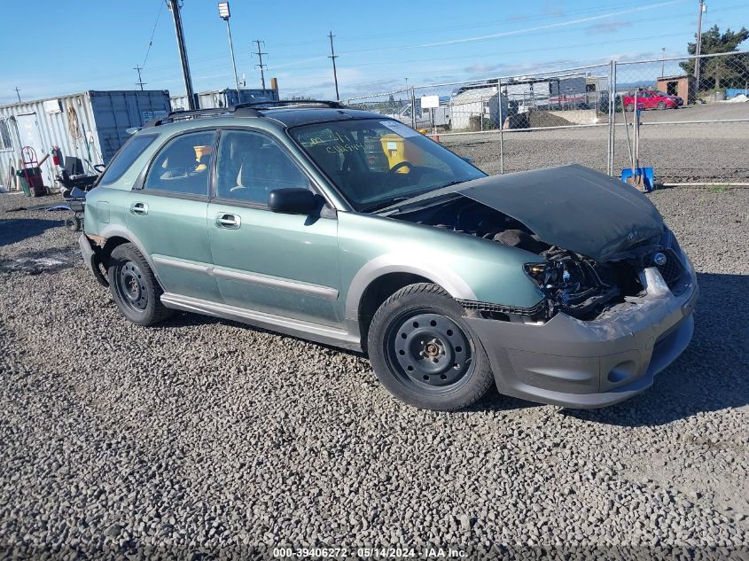 2006 Subaru Impreza Outback Sport VIN: JF1GG68656H809340 Lot: 39406272