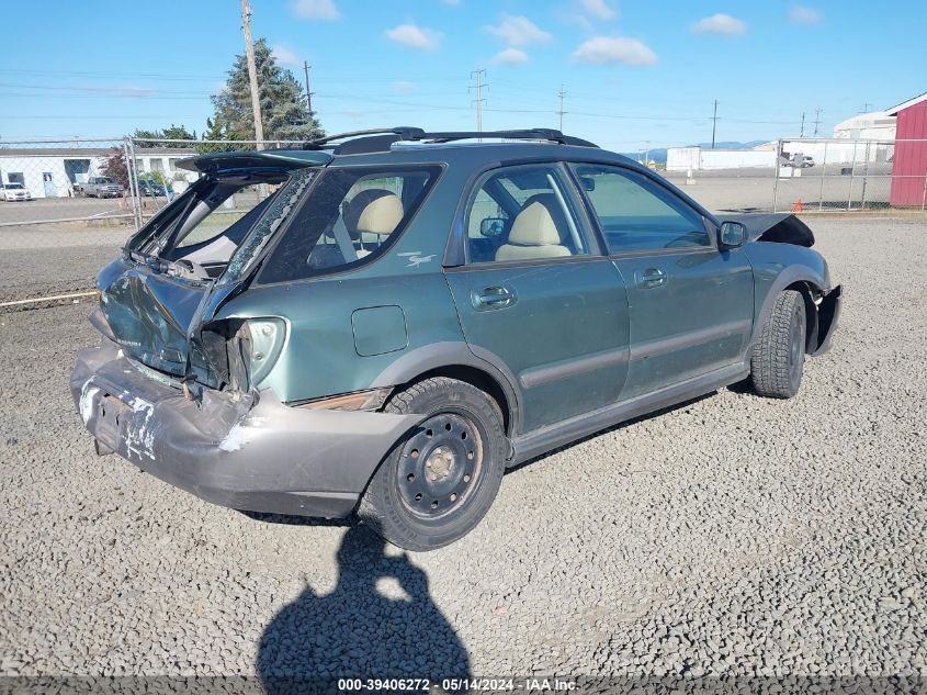 2006 Subaru Impreza Outback Sport VIN: JF1GG68656H809340 Lot: 39406272