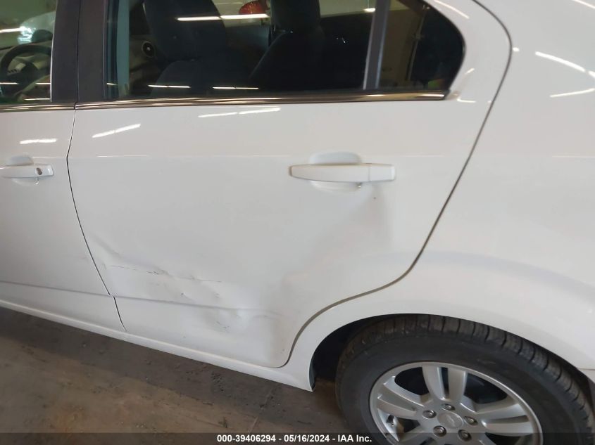 2014 Chevrolet Sonic Lt Auto VIN: 1G1JC5SH3E4105183 Lot: 39406294