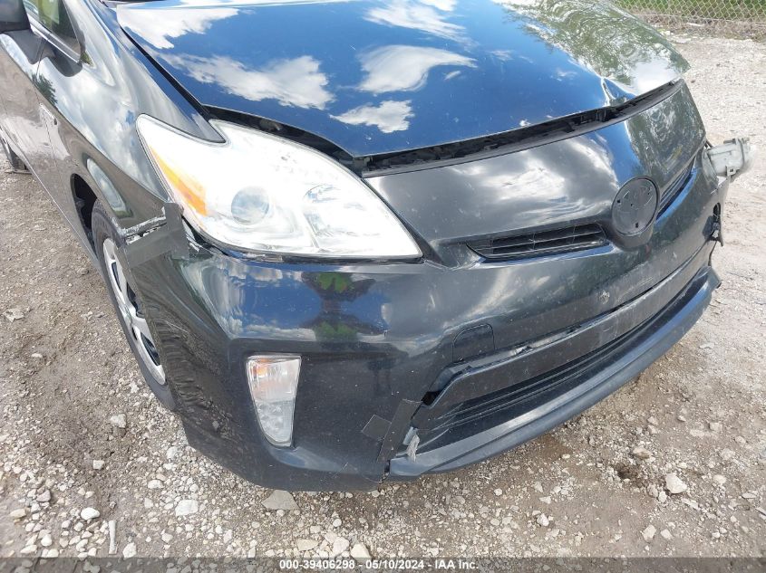 2013 Toyota Prius Two VIN: JTDKN3DU5D5703692 Lot: 39406298