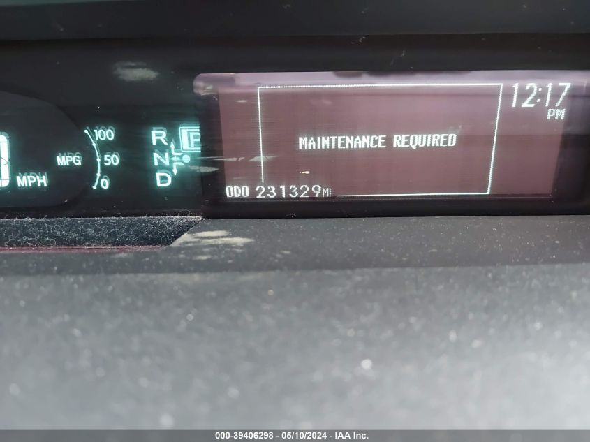 2013 Toyota Prius Two VIN: JTDKN3DU5D5703692 Lot: 39406298