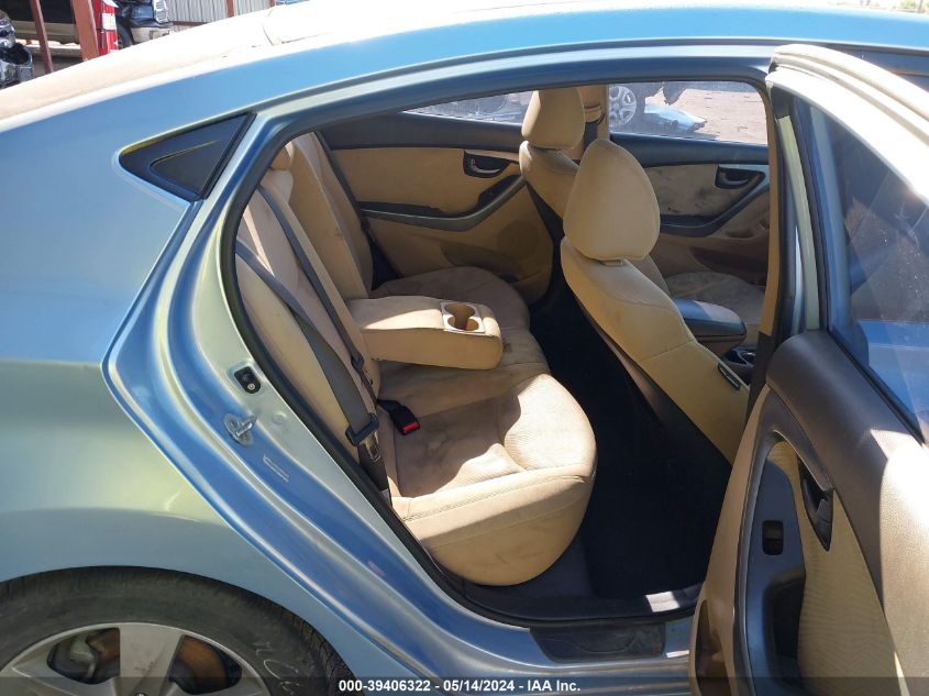 2012 Hyundai Elantra Gls (Ulsan Plant) VIN: KMHDH4AE4CU346413 Lot: 39406322