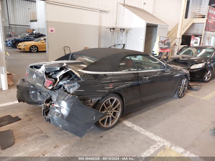 2012 BMW 650I VIN: WBALZ3C58CDL71610 Lot: 39406328