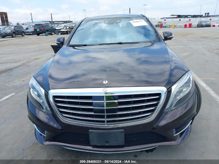 2014 Mercedes-Benz S 550 VIN: WDDUG8CB6EA047565 Lot: 39406331