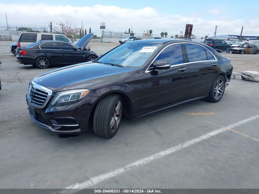 2014 Mercedes-Benz S 550 VIN: WDDUG8CB6EA047565 Lot: 39406331