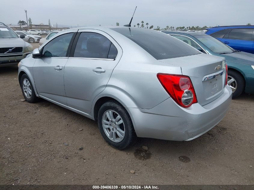 2014 Chevrolet Sonic Lt Auto VIN: 1G1JC5SH6E4101631 Lot: 39406339