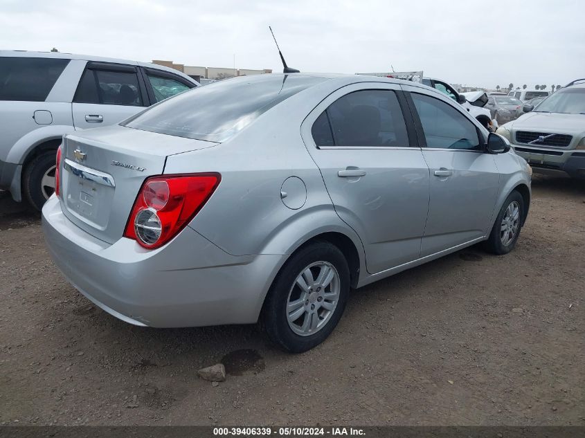 2014 Chevrolet Sonic Lt Auto VIN: 1G1JC5SH6E4101631 Lot: 39406339