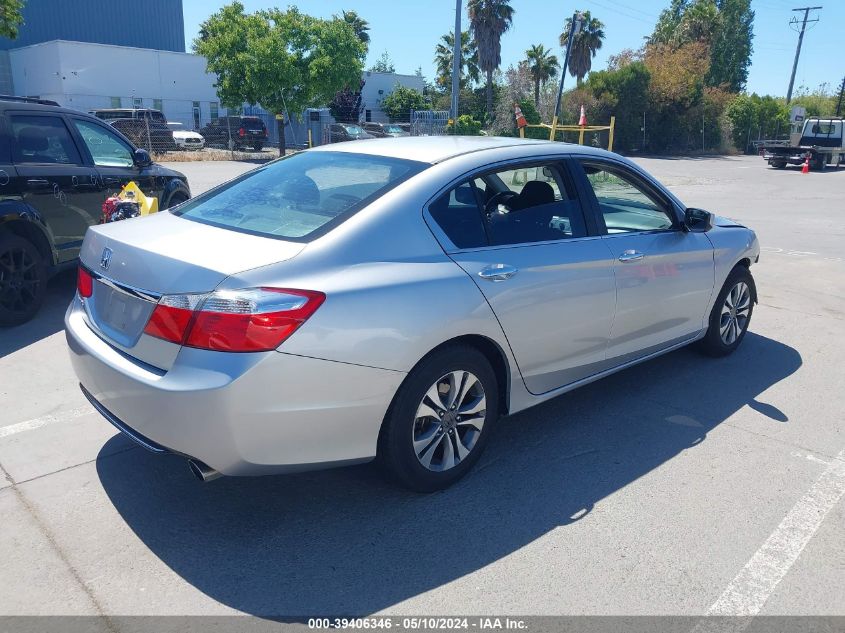 2013 Honda Accord Lx VIN: 1HGCR2F31DA056465 Lot: 39406346