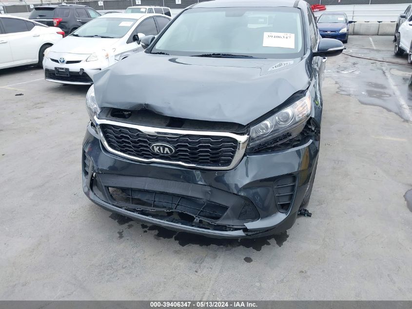 2020 Kia Sorento 3.3L Lx VIN: 5XYPGDA59LG612997 Lot: 39406347