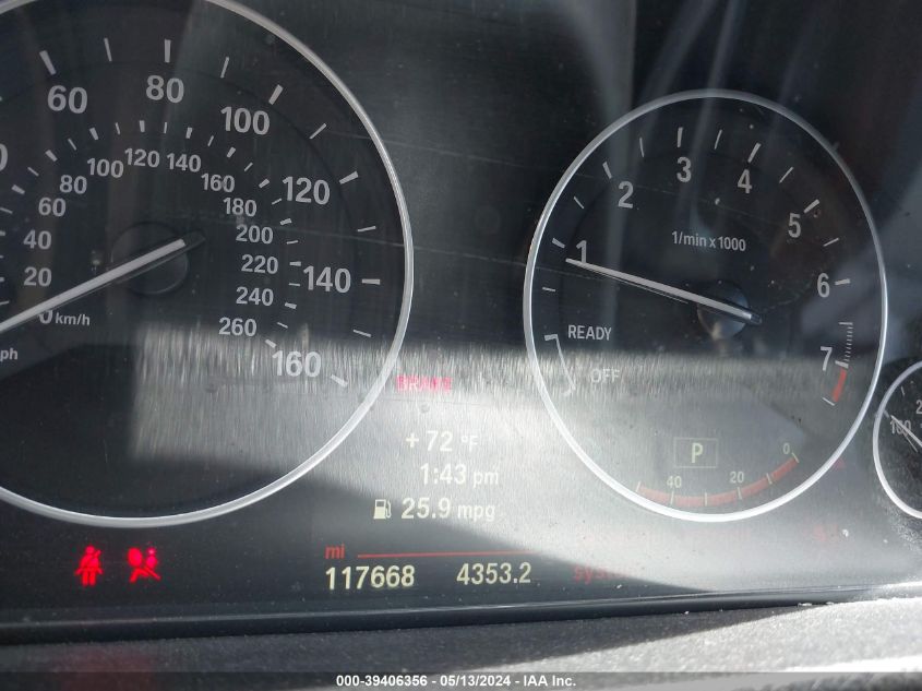 2014 BMW 328I VIN: WBA3C1C59EK116968 Lot: 39406356