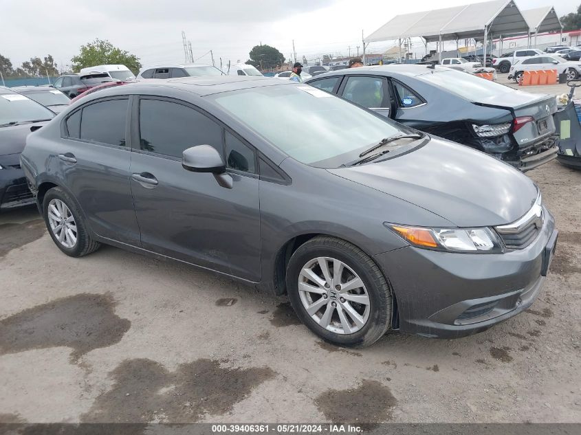 2012 Honda Civic Ex-L VIN: 2HGFB2F90CH529861 Lot: 39406361