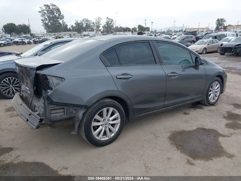 2012 Honda Civic Ex-L VIN: 2HGFB2F90CH529861 Lot: 39406361