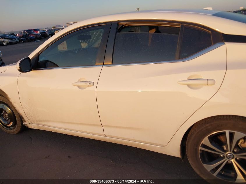 2022 Nissan Sentra Sv Xtronic Cvt VIN: 3N1AB8CV3NY284065 Lot: 39406373