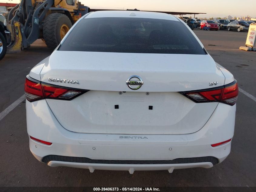 2022 Nissan Sentra Sv Xtronic Cvt VIN: 3N1AB8CV3NY284065 Lot: 39406373