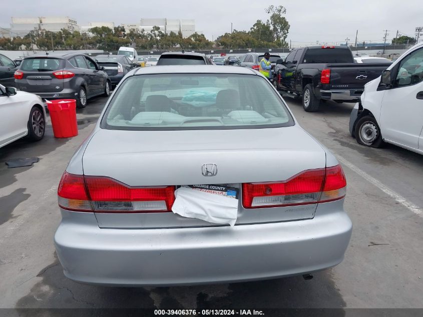 2002 Honda Accord 2.3 Vp VIN: 1HGCF86692A002687 Lot: 39406376