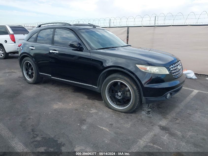 2003 Infiniti Fx45 Options VIN: JNRBS08W83X403764 Lot: 39406377