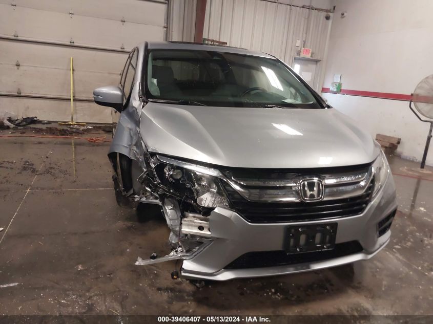 2018 Honda Odyssey Ex-L VIN: 5FNRL6H75JB080272 Lot: 39406407