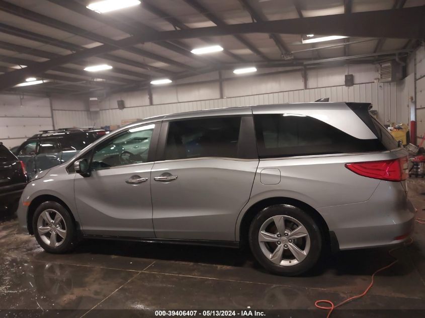 2018 Honda Odyssey Ex-L VIN: 5FNRL6H75JB080272 Lot: 39406407