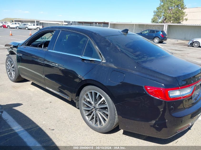 2019 Lincoln Continental Select VIN: 1LN6L9SK6K5604514 Lot: 39406415