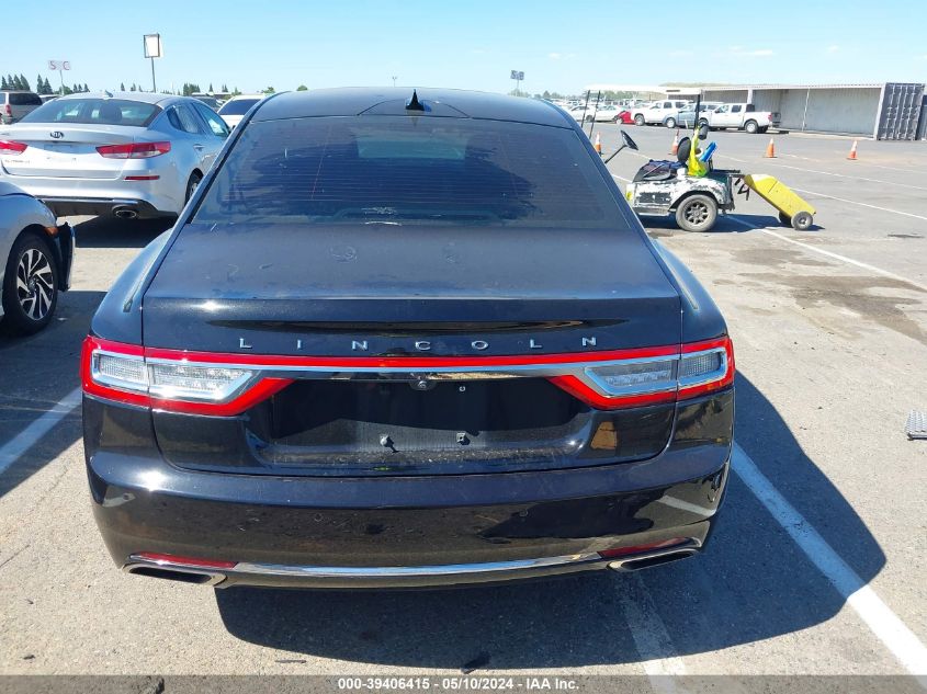 2019 Lincoln Continental Select VIN: 1LN6L9SK6K5604514 Lot: 39406415