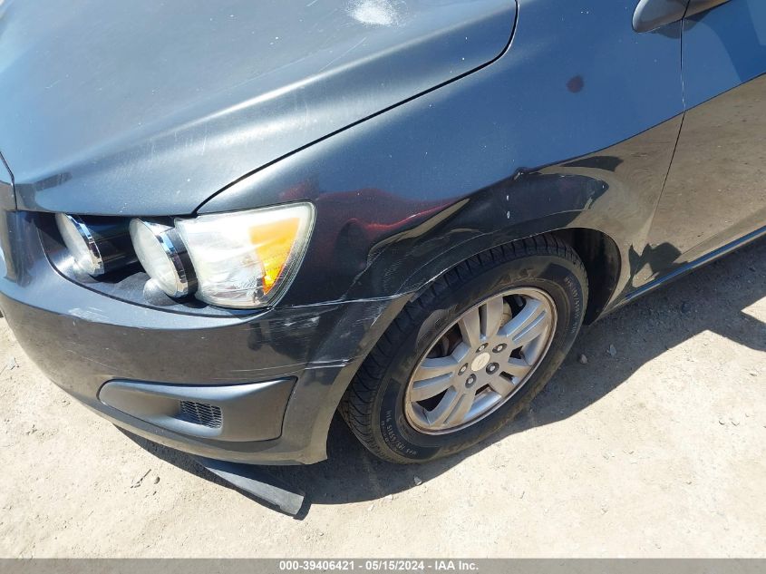 2014 Chevrolet Sonic Lt Auto VIN: 1G1JC5SHXE4110705 Lot: 39406421