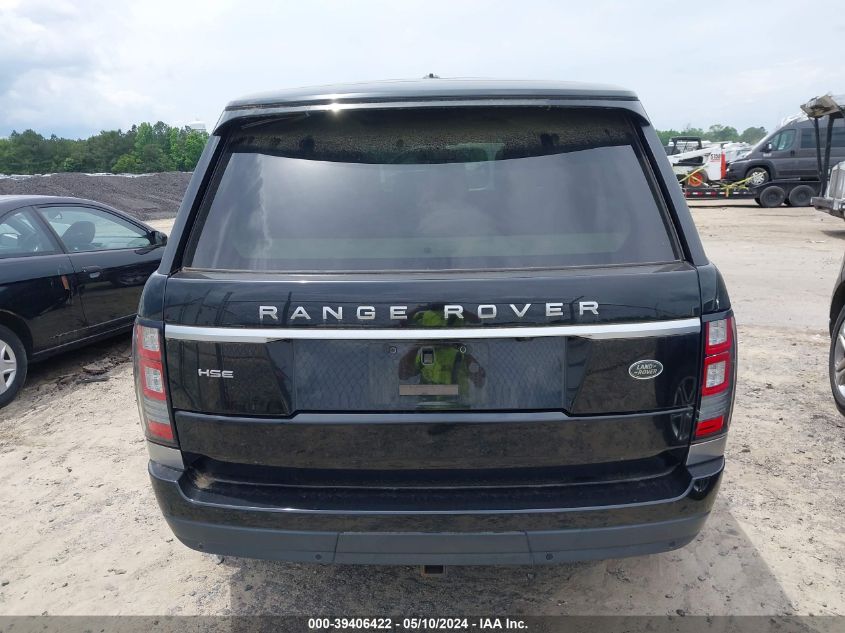 2014 Land Rover Range Rover 3.0L V6 Supercharged Hse VIN: SALGS2WF1EA167834 Lot: 39406422