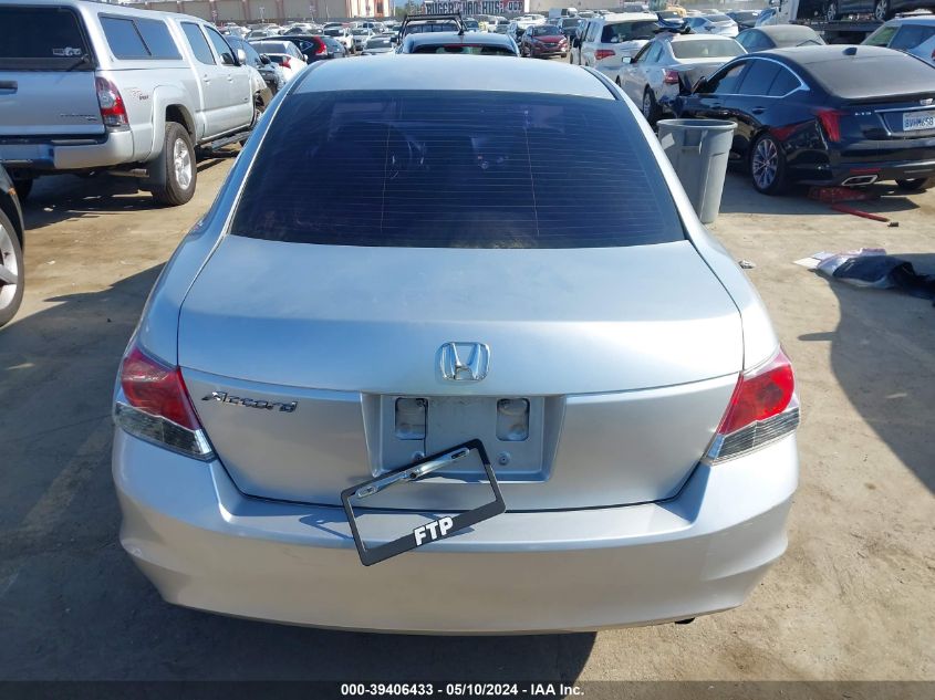 2008 Honda Accord 2.4 Lx VIN: JHMCP26328C016506 Lot: 39406433