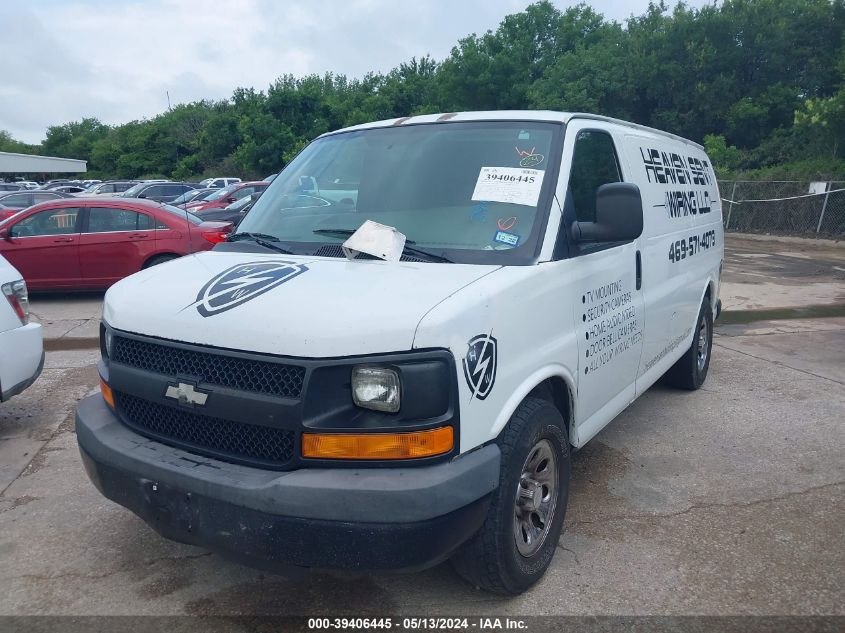 1GCUGADX1A1171121 2010 Chevrolet Express 1500 Work Van