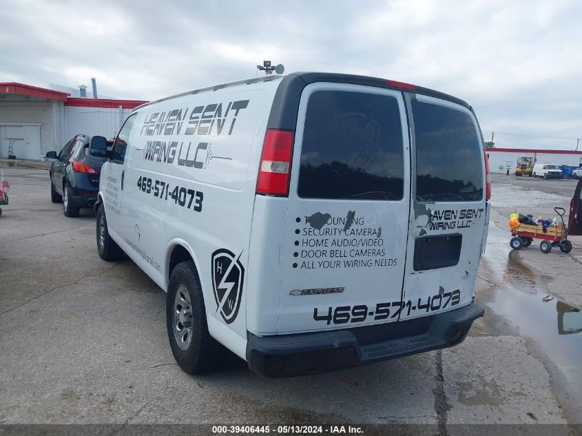 1GCUGADX1A1171121 2010 Chevrolet Express 1500 Work Van