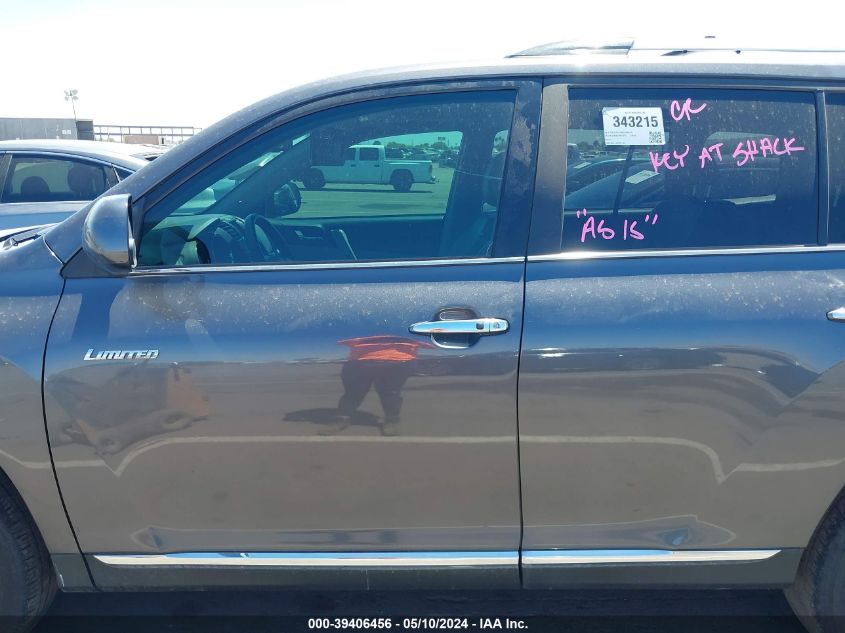 2012 Toyota Highlander Limited V6 VIN: 5TDYK3EH9CS087976 Lot: 39406456