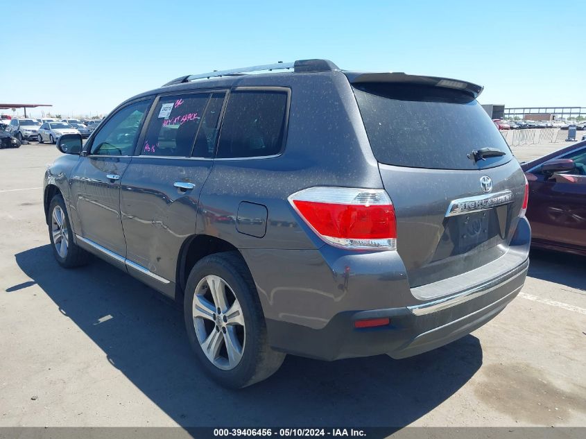 2012 Toyota Highlander Limited V6 VIN: 5TDYK3EH9CS087976 Lot: 39406456