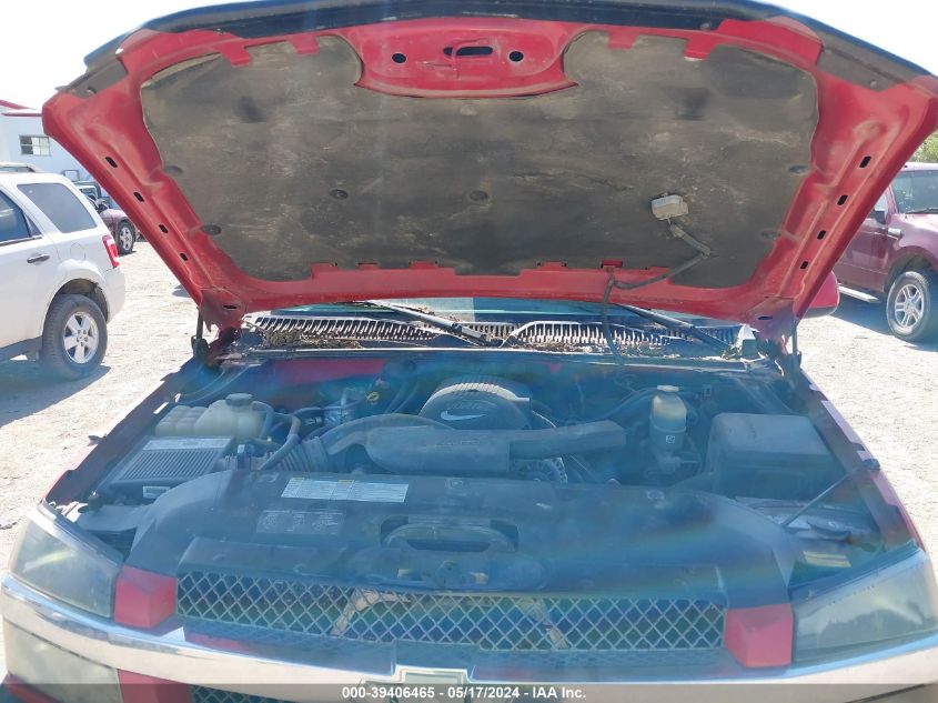 2002 Chevrolet Avalanche 1500 VIN: 3GNEK13TX2G242327 Lot: 39406465