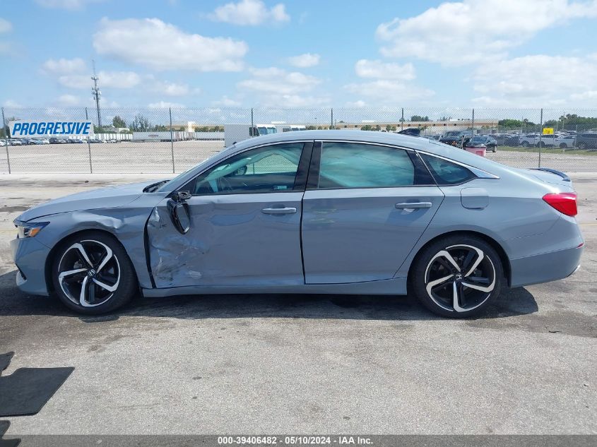 2021 Honda Accord Sport VIN: 1HGCV1F32MA107770 Lot: 39406482