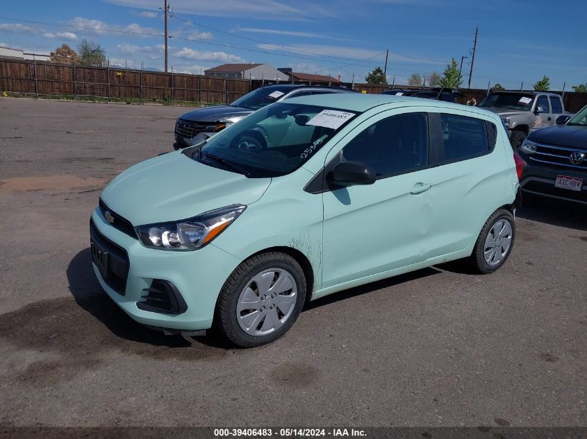 2018 Chevrolet Spark Ls VIN: KL8CB6SA7JC451449 Lot: 39406483