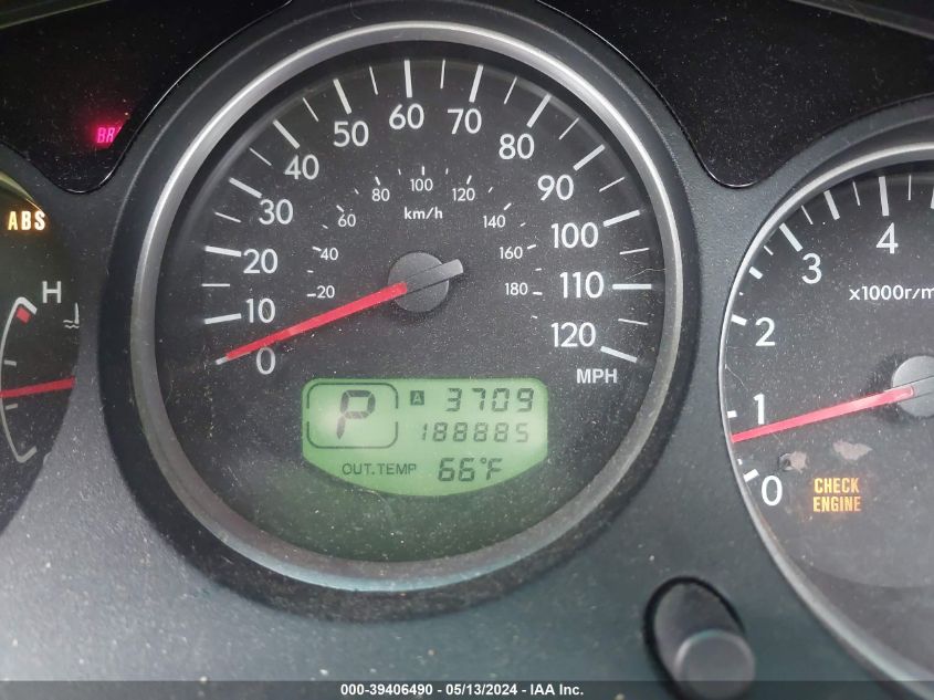 2006 Subaru Forester 2.5X VIN: JF1SG65606H717339 Lot: 39406490