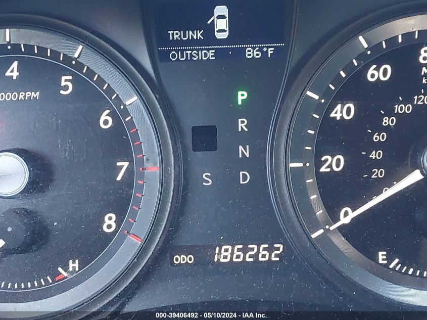 2008 Lexus Es 350 VIN: JTHBJ46GX82186405 Lot: 39406492