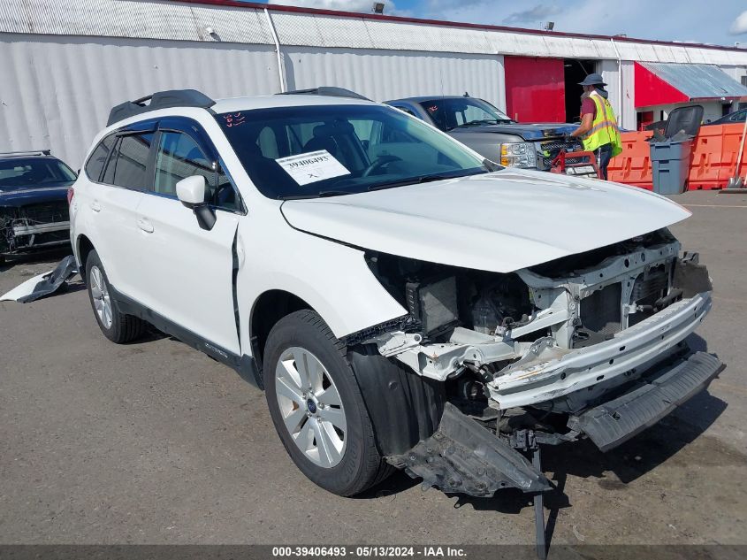 2017 Subaru Outback 2.5I Premium VIN: 4S4BSACC2H3376624 Lot: 39406493