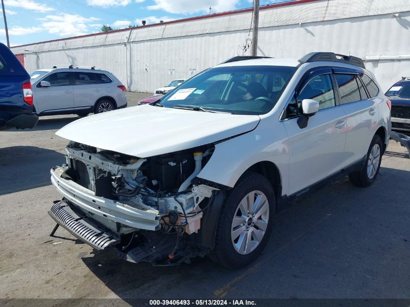 2017 Subaru Outback 2.5I Premium VIN: 4S4BSACC2H3376624 Lot: 39406493