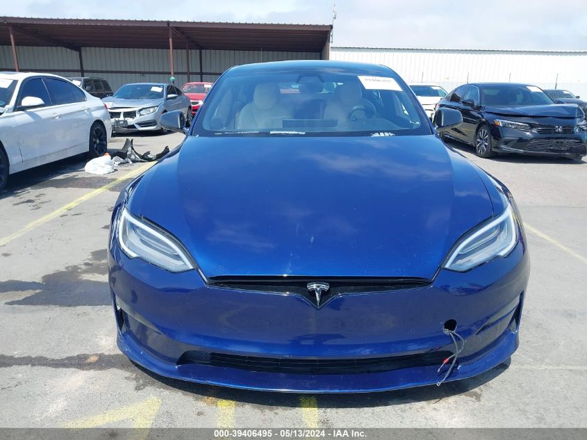 2021 Tesla Model S Long Range Dual Motor All-Wheel Drive VIN: 5YJSA1E51MF442874 Lot: 39406495