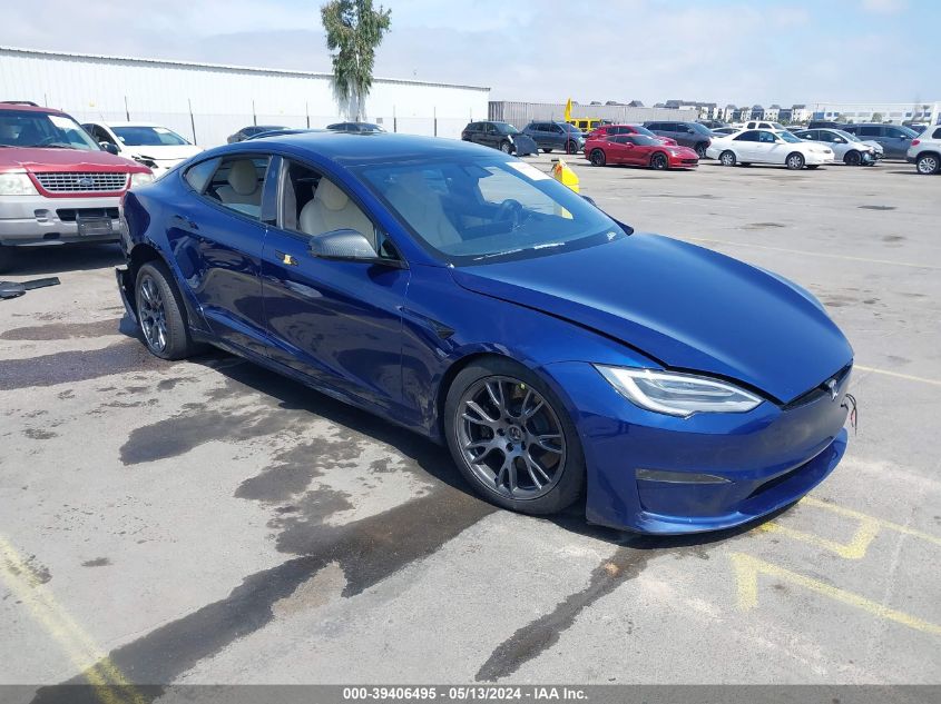 2021 Tesla Model S Long Range Dual Motor All-Wheel Drive VIN: 5YJSA1E51MF442874 Lot: 39406495