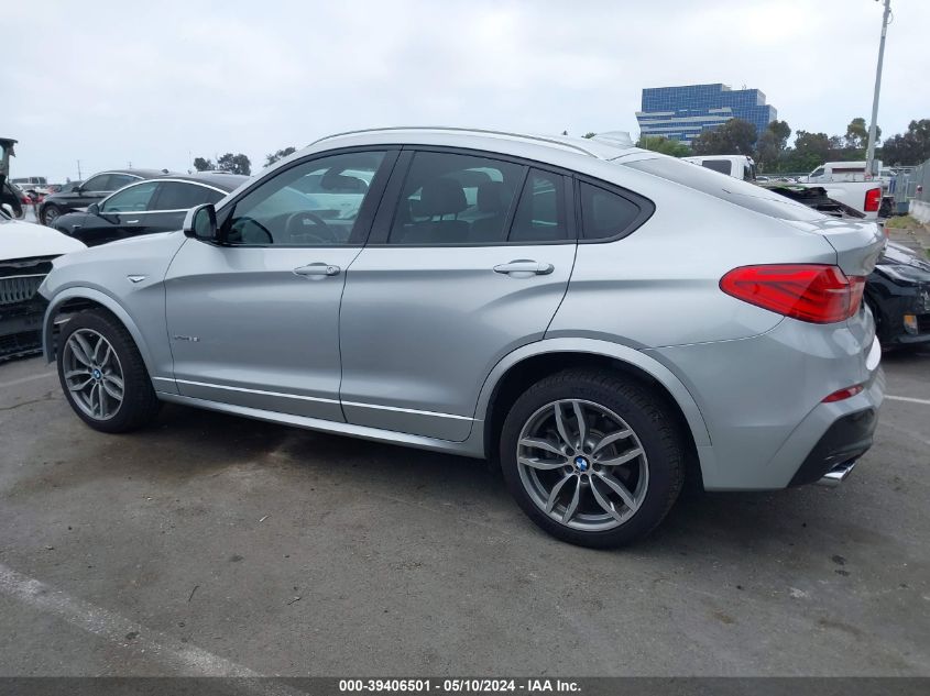 2015 BMW X4 xDrive35I VIN: 5UXXW5C56F0E87930 Lot: 39406501