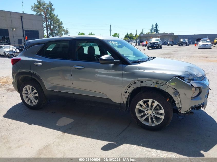 2023 Chevrolet Trailblazer Fwd Ls VIN: KL79MMS2XPB203880 Lot: 39406506